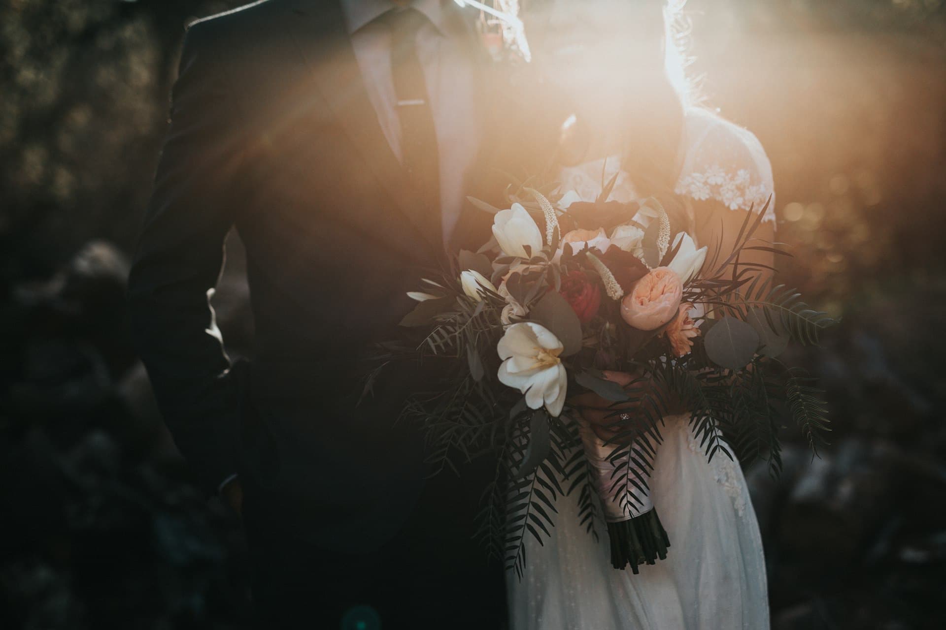 Couple at their Cyprus wedding